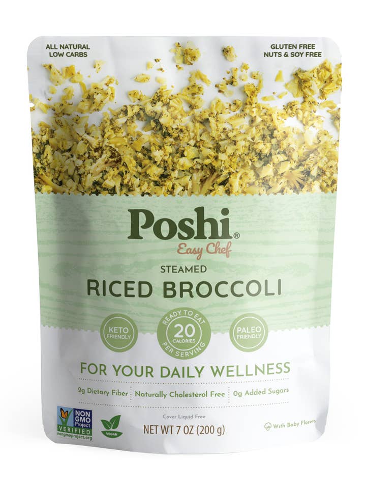 Poshi - Gedünsteter Reisbrokkoli 7oz für den Großhandel von POSHI