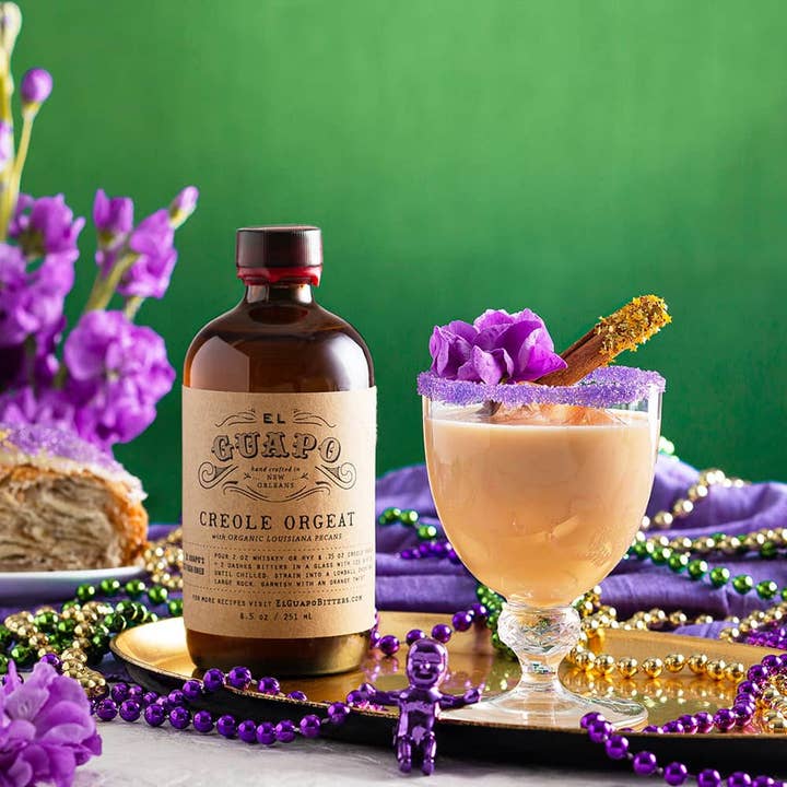 El Guapo - Wholesale Cocktail mix/syrup - Syrups: Creole Orgeat - A+ Pecan Syrup for Bourbon & Whiskey3