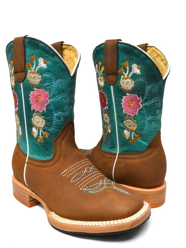 TURCHESE 3110 STIVALE QUADRATO LARGO PER BAMBINI TURCHESE in vendita all'ingrosso su Faire1