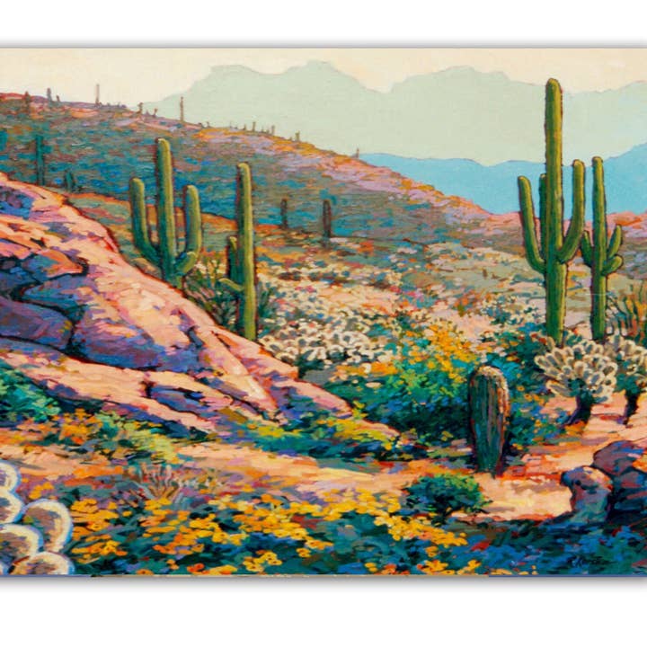 Blooming Desert 4x6 Cactus Postcards - Pack of 40 for wholesale by Stonehouse Collection