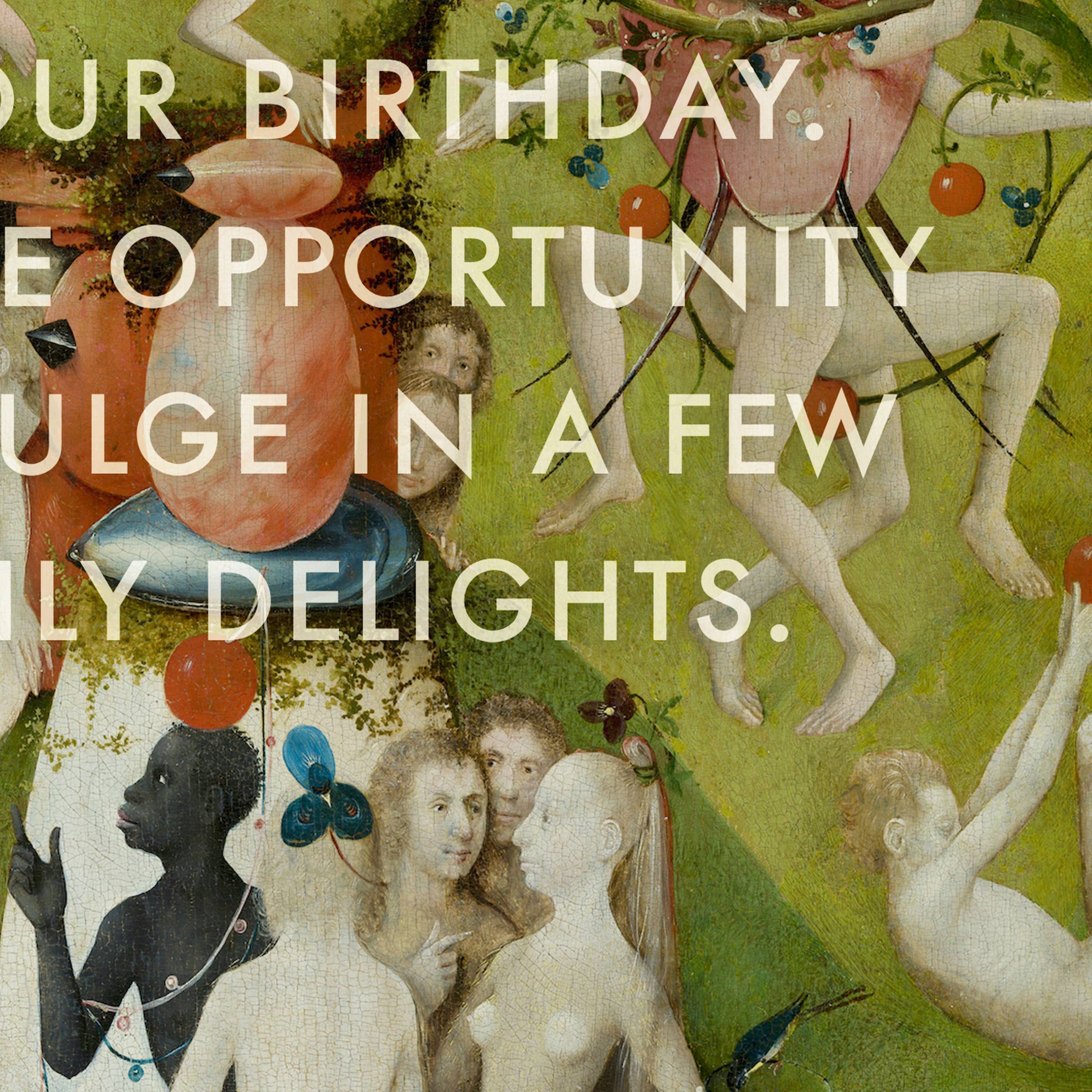 Pictrix Design - Wholesale Birthday Card - "Earthly delights" A6 birthday card4