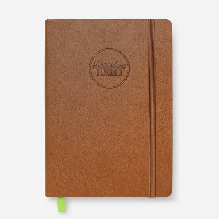Daily Planner - Undated - Caramel Brown for wholesale by Passion Planner