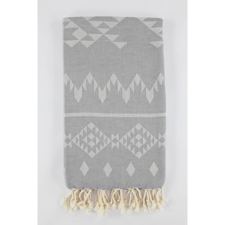 TURKISH LINEN & TOWELS – wholesale Beach towel – Premium Turkish Cotton Kilim Pattern Beach Bath Pool Towel3