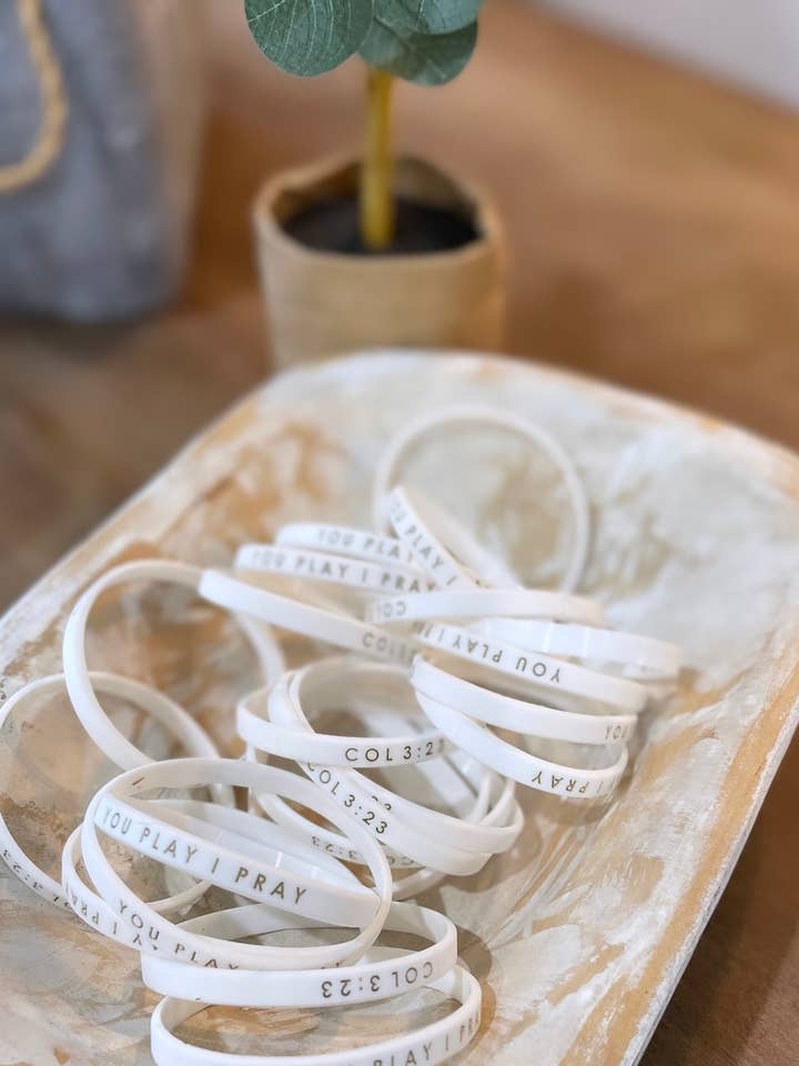 Team Spirit Bracelets | Christian Gameday Gift | Sport Mom and other Purchase Wholesale game day shoes. Free Returns & Net 60 Terms on Faire trending on Faire.