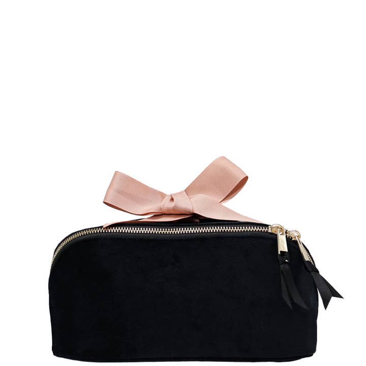 Organisateur de Trousse de Maquillage, Extensible – Velours Écologique – Noir pour la vente par Bag-all Europe