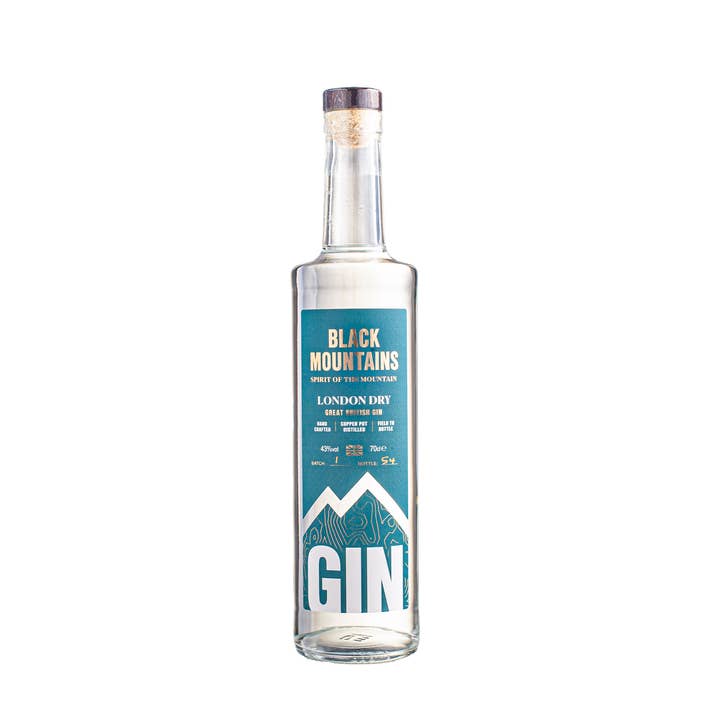London Dry Gin for wholesale by Black Mountains Botanicals