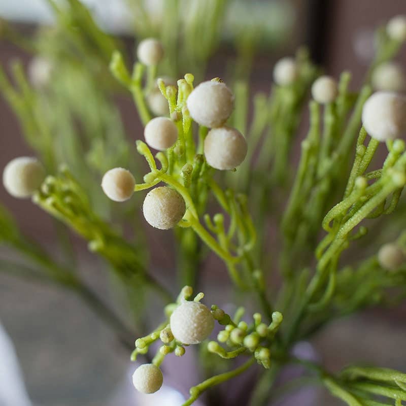 Rustic Reach - Vente Plantes artificielles - Tige artificielle Berzelia de 24 po de haut5