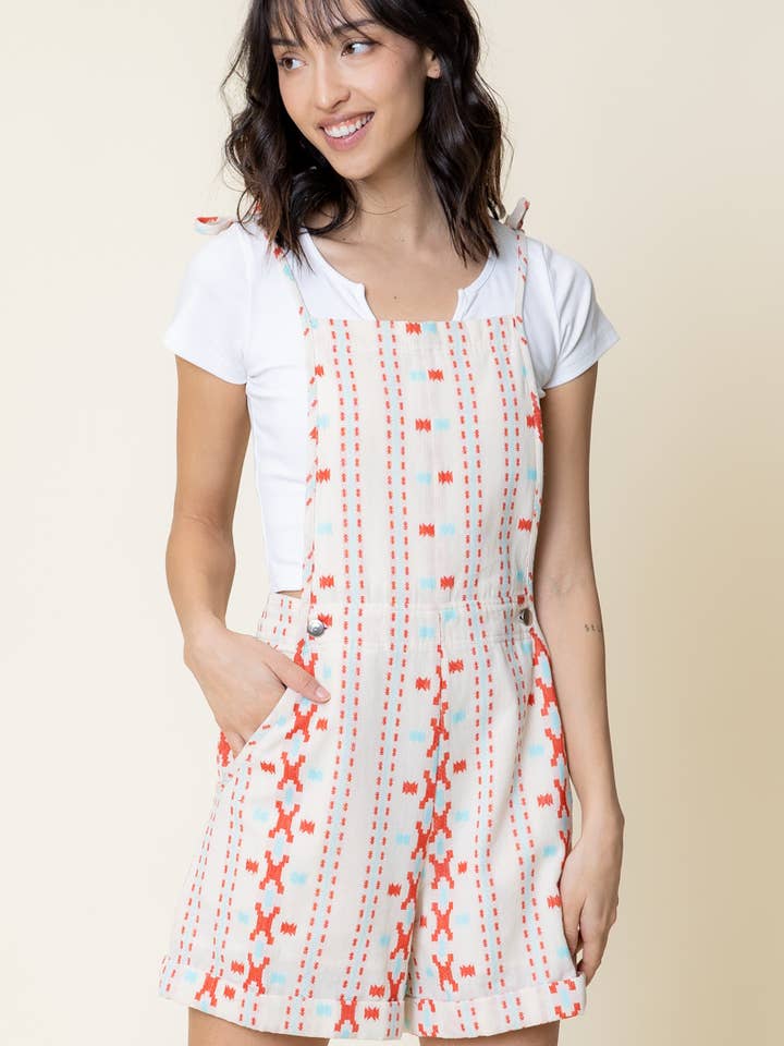 Barboteuse sans manches à nouer pour la vente par En Crème