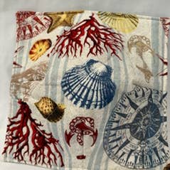 Zeeschelp magnetron kom knus voor wholesale door Mama Cees Creations