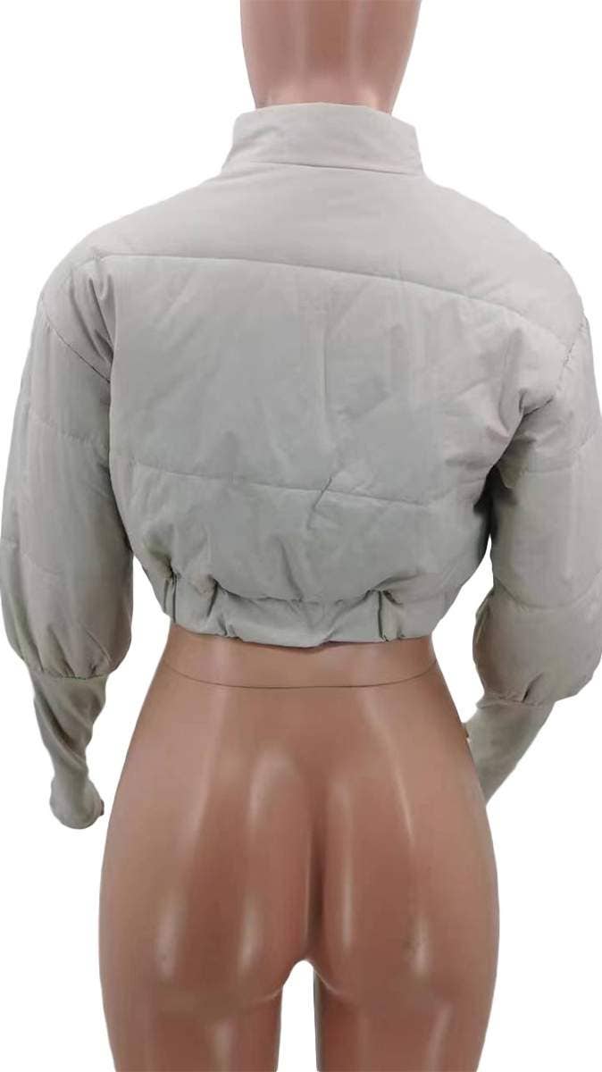 Flarix - Venta al por mayor Chaqueta - Mujer - abrigos casuales de invierno de color puro para mujer13