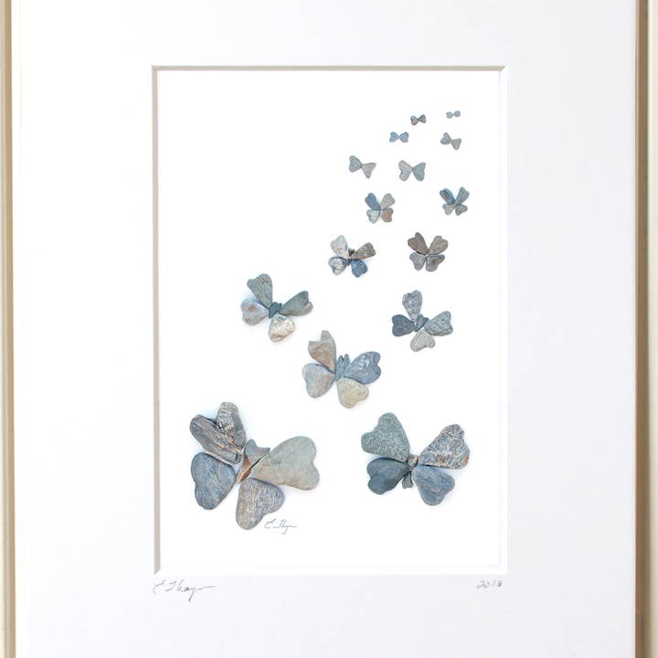 Kunst met wilde dieren | Kunstdruk met vlindermigratie voor wholesale door Love Rocks Me®