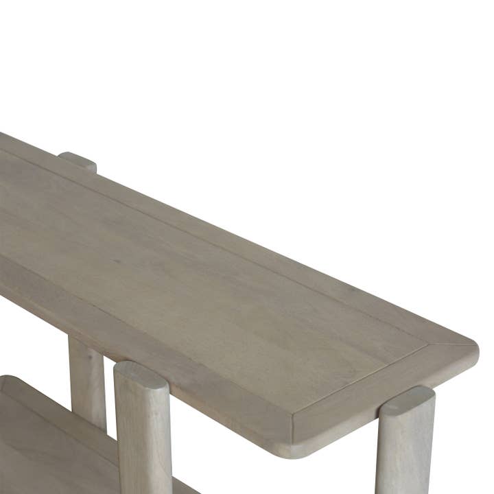 Mango Furniture Inc. - Vente Console - Console en bois massif Ariah avec étagère6