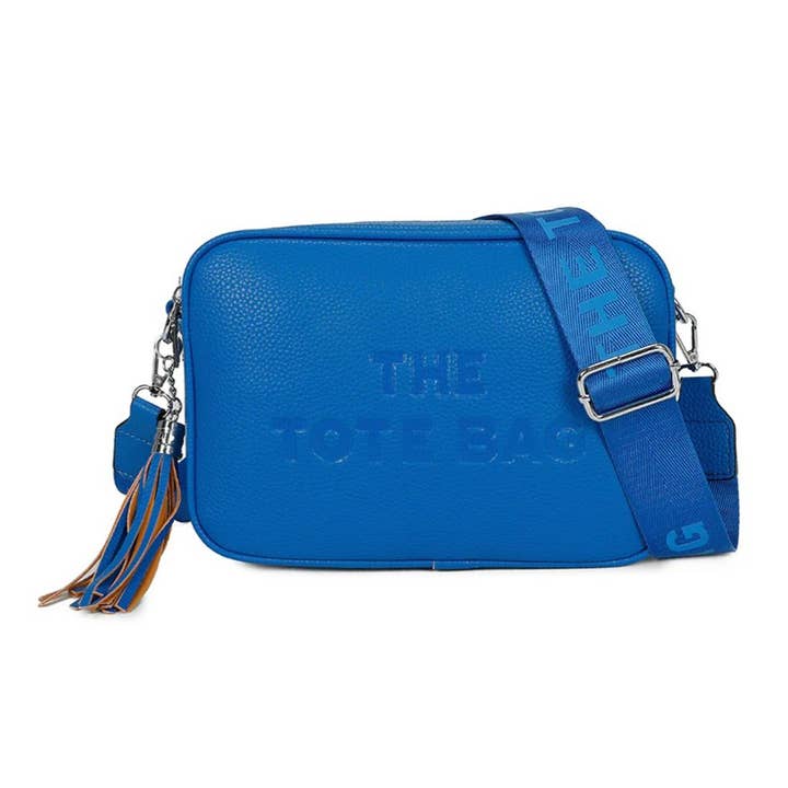 The Tote Bag Camera Style with Canvas Strap Skydiver Blue 1035 for wholesale by Strathurie