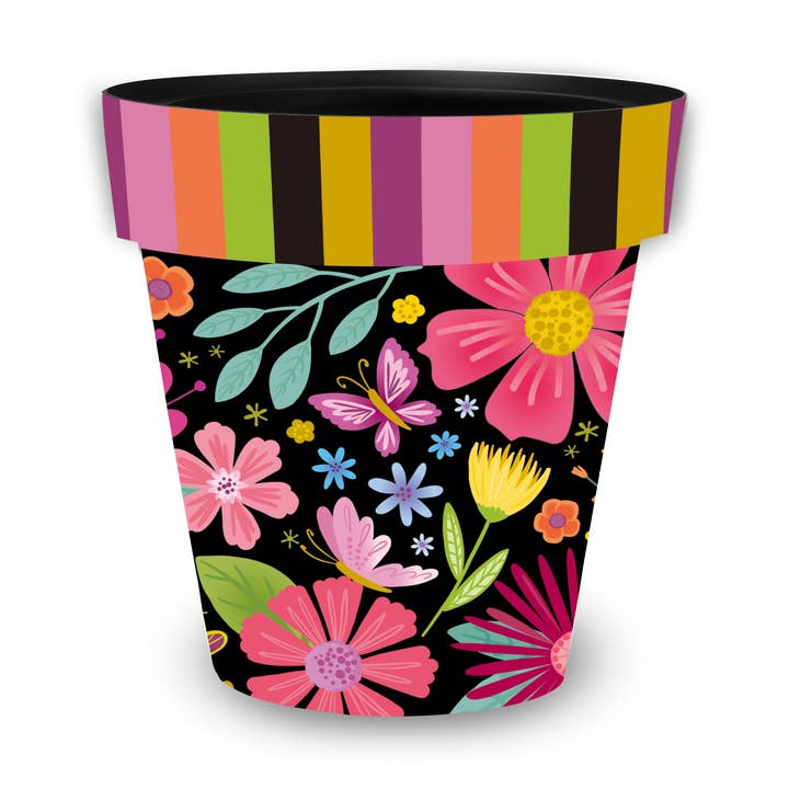 Spring Fling Medium Planter for wholesale by Briarwood Lane