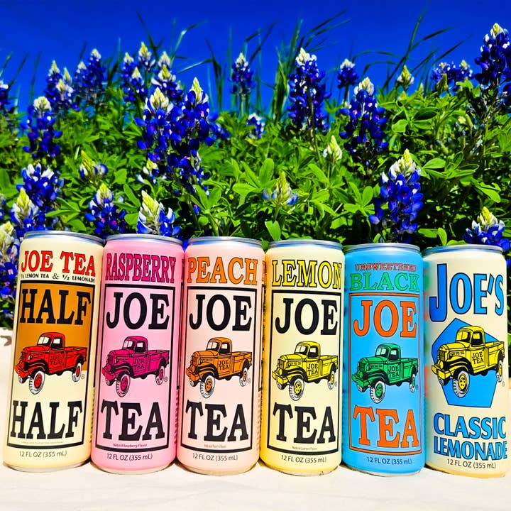Joe Tea & Joe Chips - Wholesale Iced Tea - (Cane Sugar & Unsweet) 6-Flavor Tea & Lemonade Pack –72 Cans1