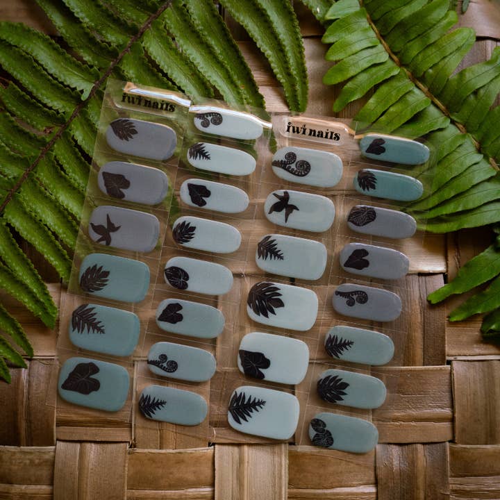 Iwi Nails - Wholesale Nail Art/Decal - Na Lau (Leaves)2