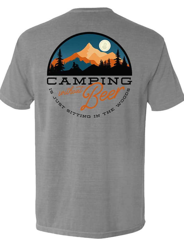 Camping Without Beer is Just Sitting in the Woods for wholesale by Shield Republic