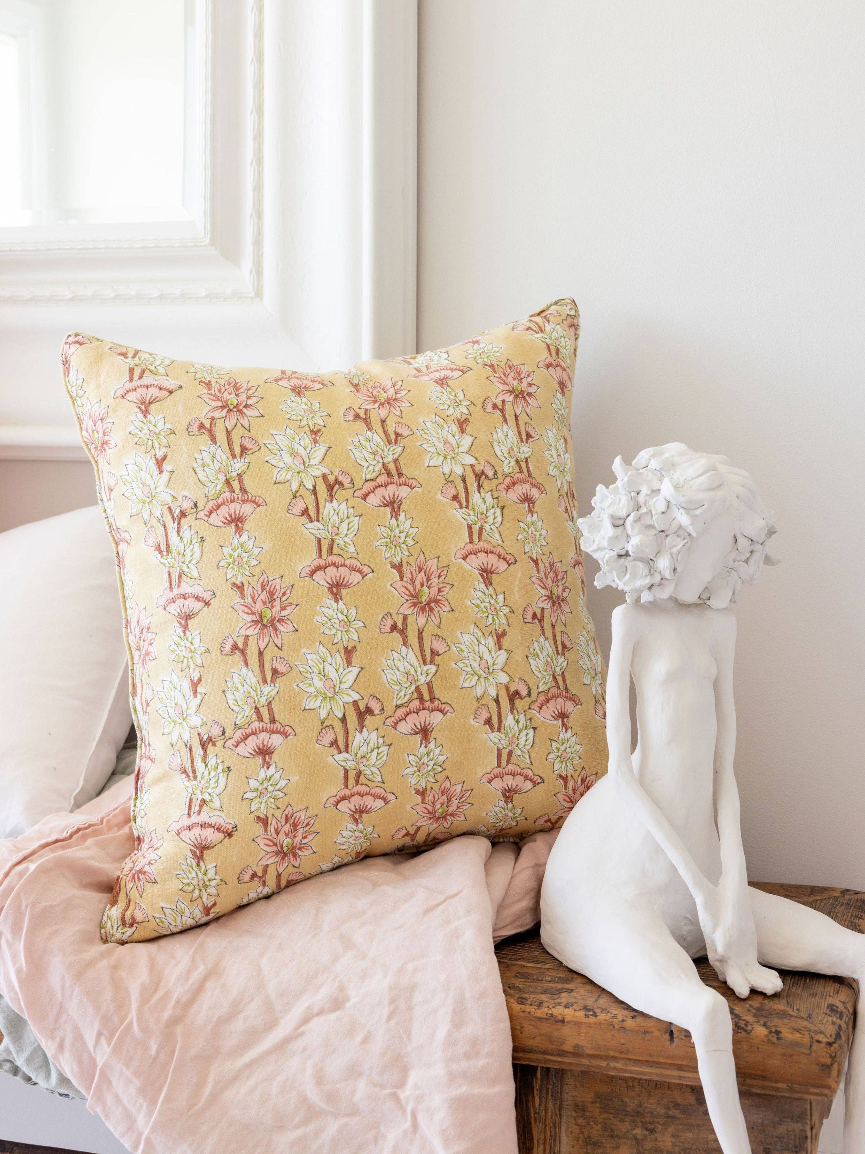 Humble Living - Vente Coussin décoratif - Fleur de lotus7