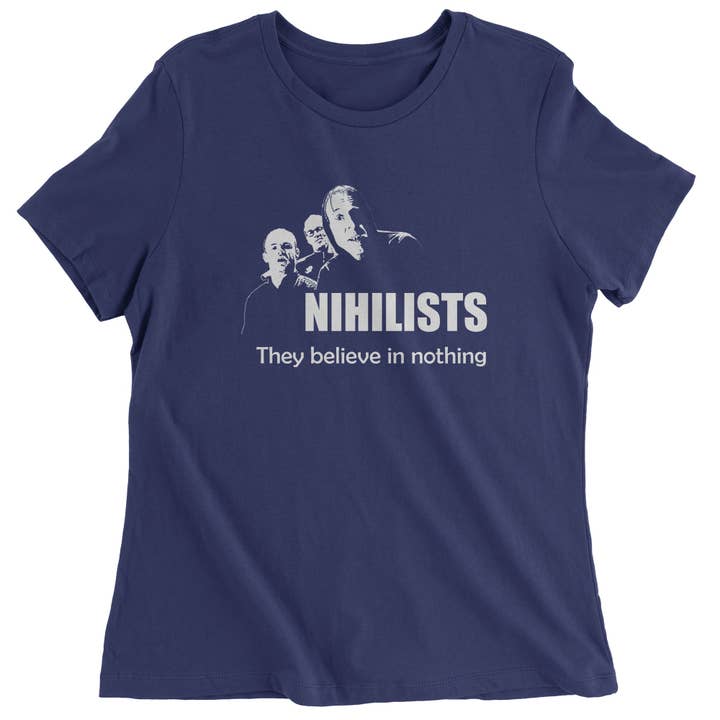 Ferocitees - Wholesale Screen Printed T-Shirt - Women's - Nihilists Lebowski Women's T-Shirt6