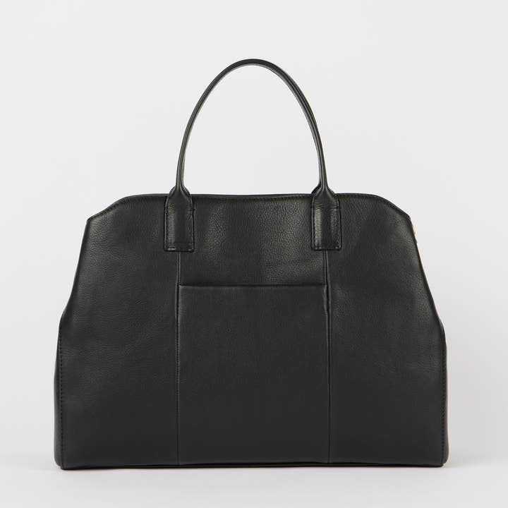 O My Bag - Wholesale Top Handle Bag - Women's - Rita - Black Soft Grain4