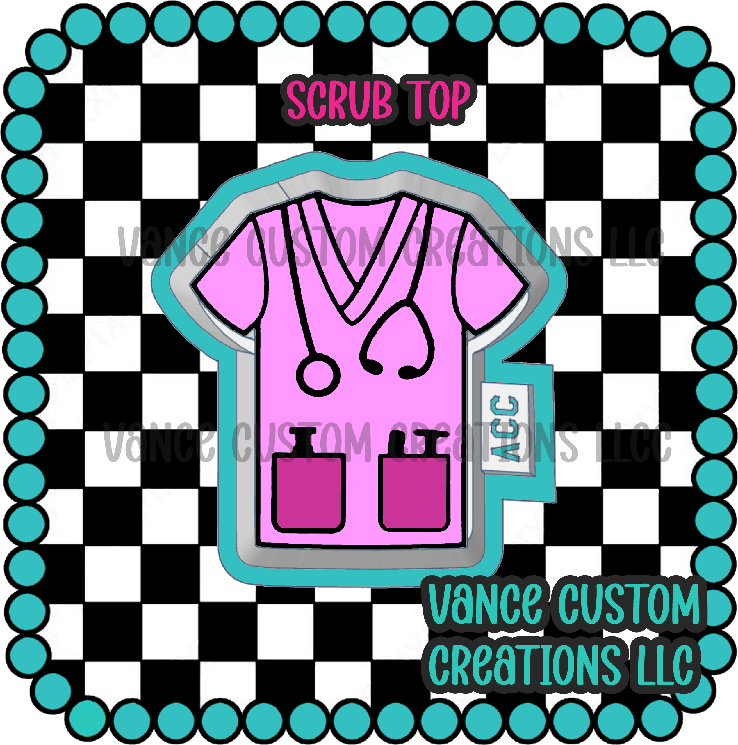 Vance Custom Creations – wholesale Craft supplies – Scrub Freshie Mold0