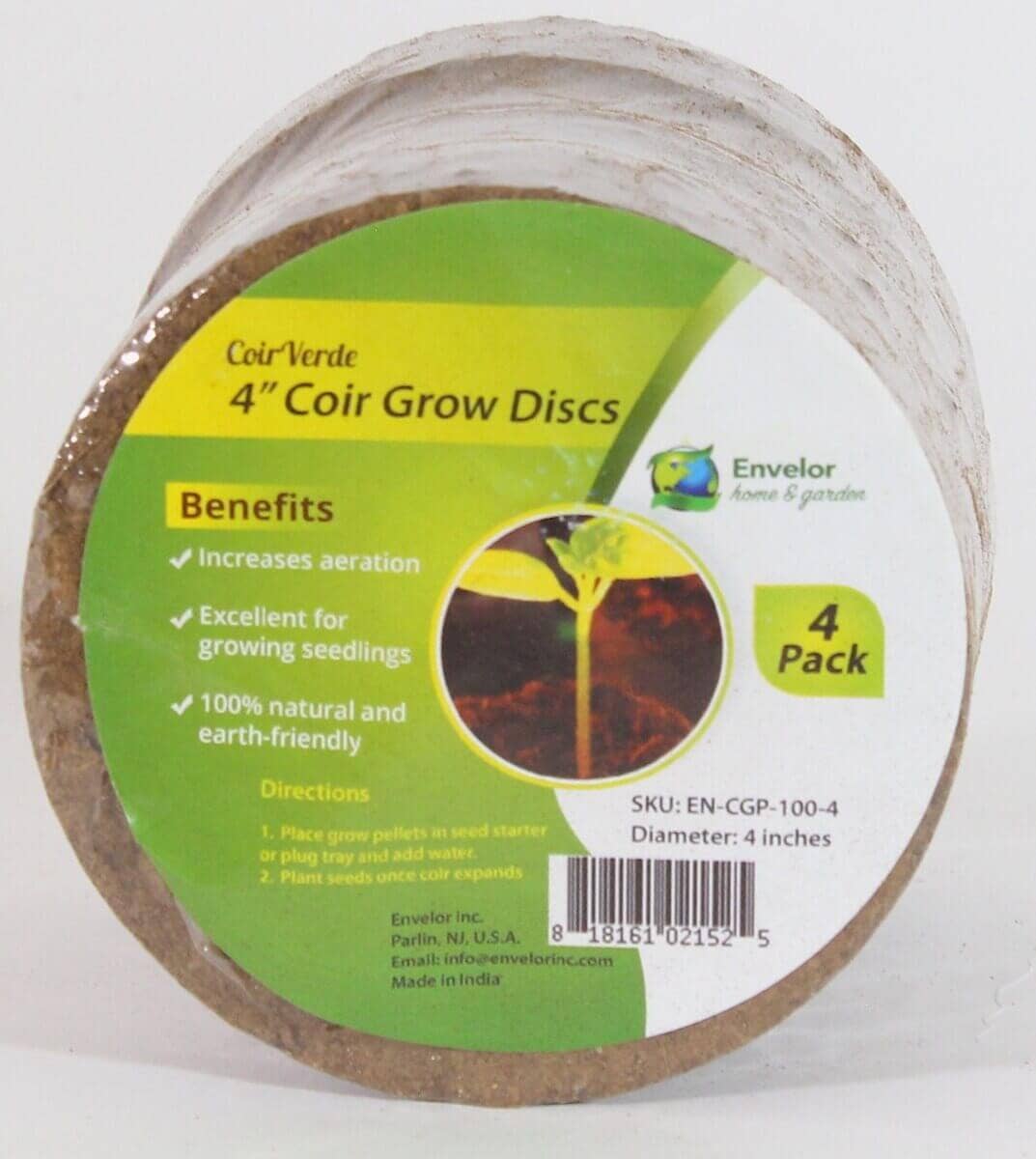 Coir Grow Discs 4 Inches for wholesale on Faire3