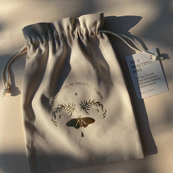 Anna Cosma - Wholesale Gift Bag Set/Pack - GIFT SET - LET THE OLD GO.. - GIFT BAG, JOURNAL AND BOOKMARK1