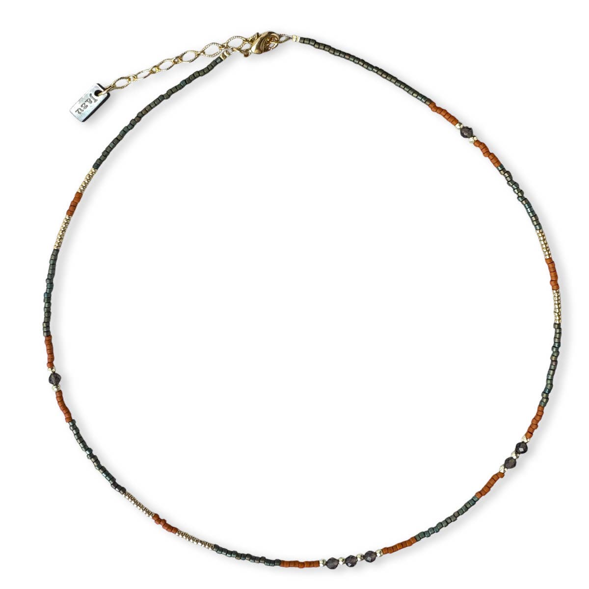 Jazu Jewellery – Colar com abas por atacado – Colares com contas e pedras semipreciosas13