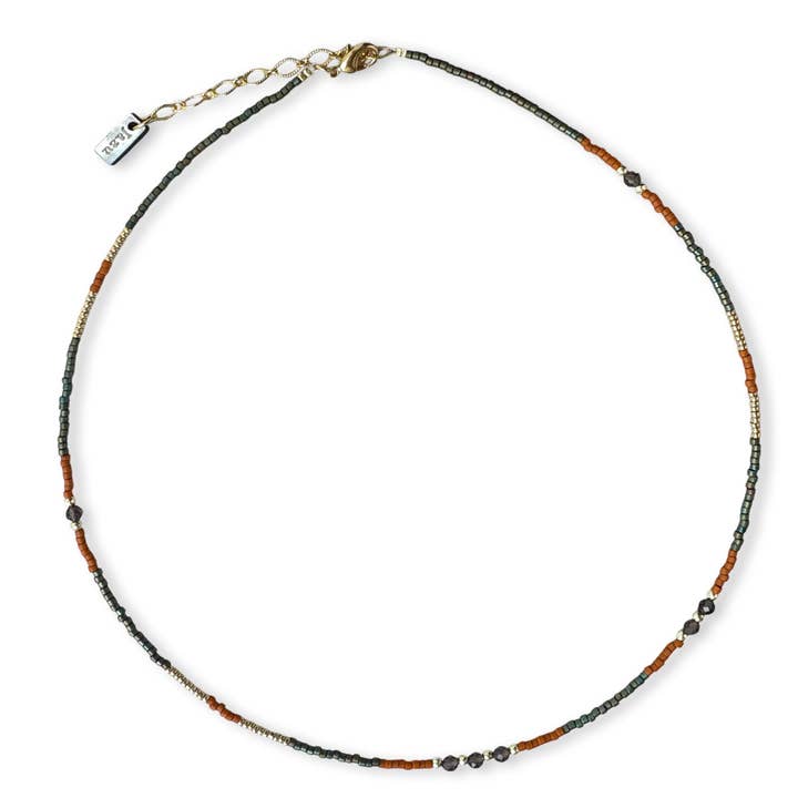 Jazu Jewellery – Colar com abas por atacado – Colares com contas e pedras semipreciosas13