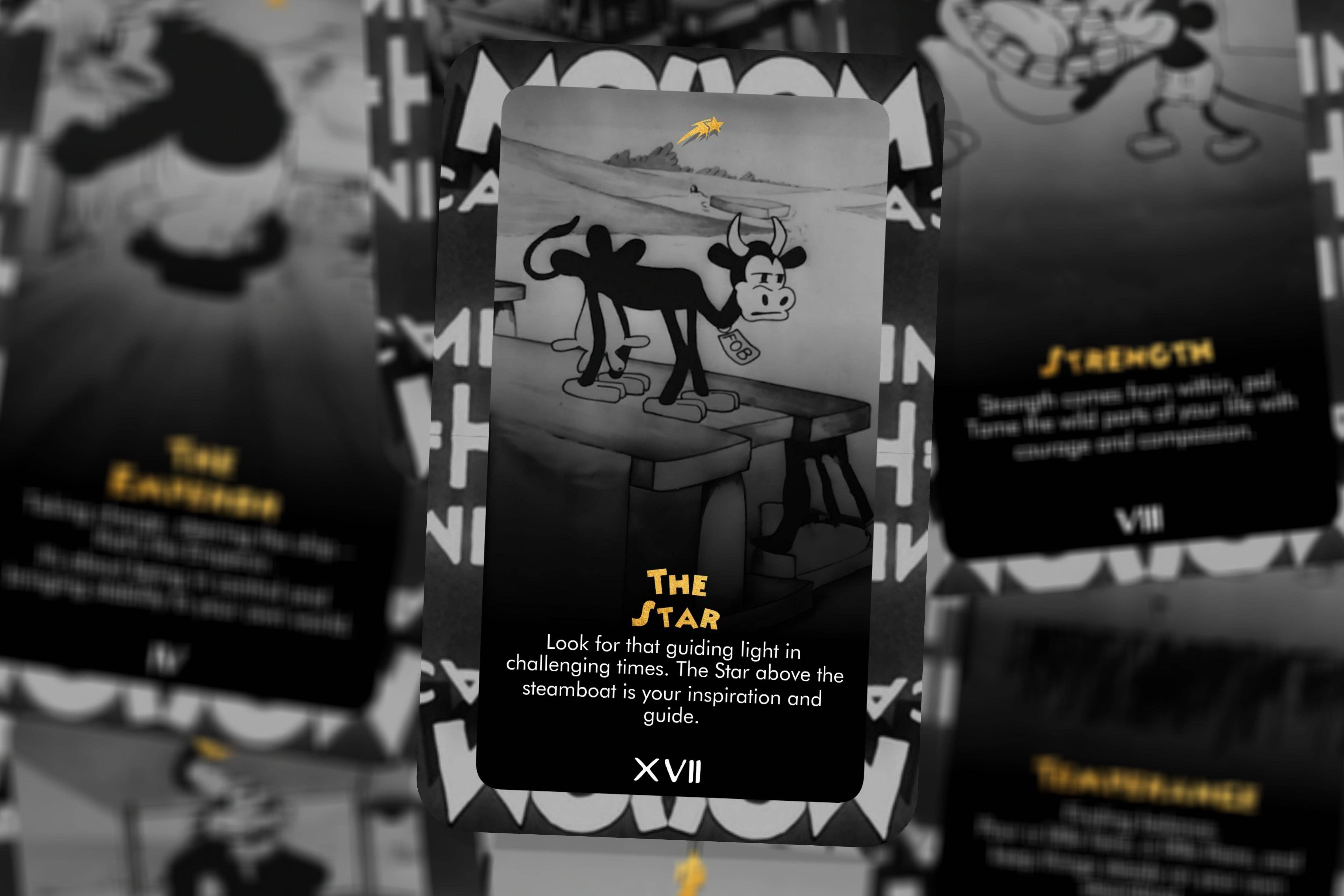 Ibiza Tarot USA - Wholesale Tarot Cards - The Steamboat Willie Tarot - Major Arcana - Mickie and Minni6