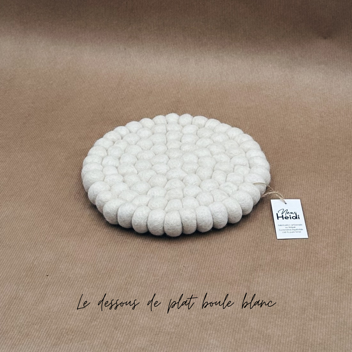 New Heidi - Wholesale Placemat - Felt ball trivet - New Heidi6
