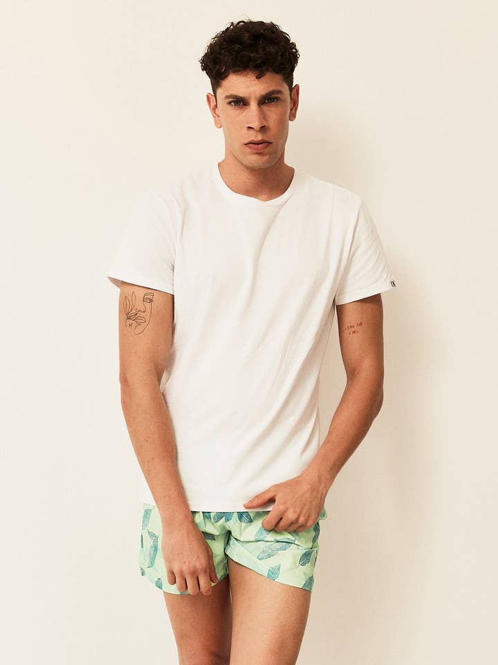 Double M - Wholesale T-Shirt - Men's - WHITE T-SHIRT