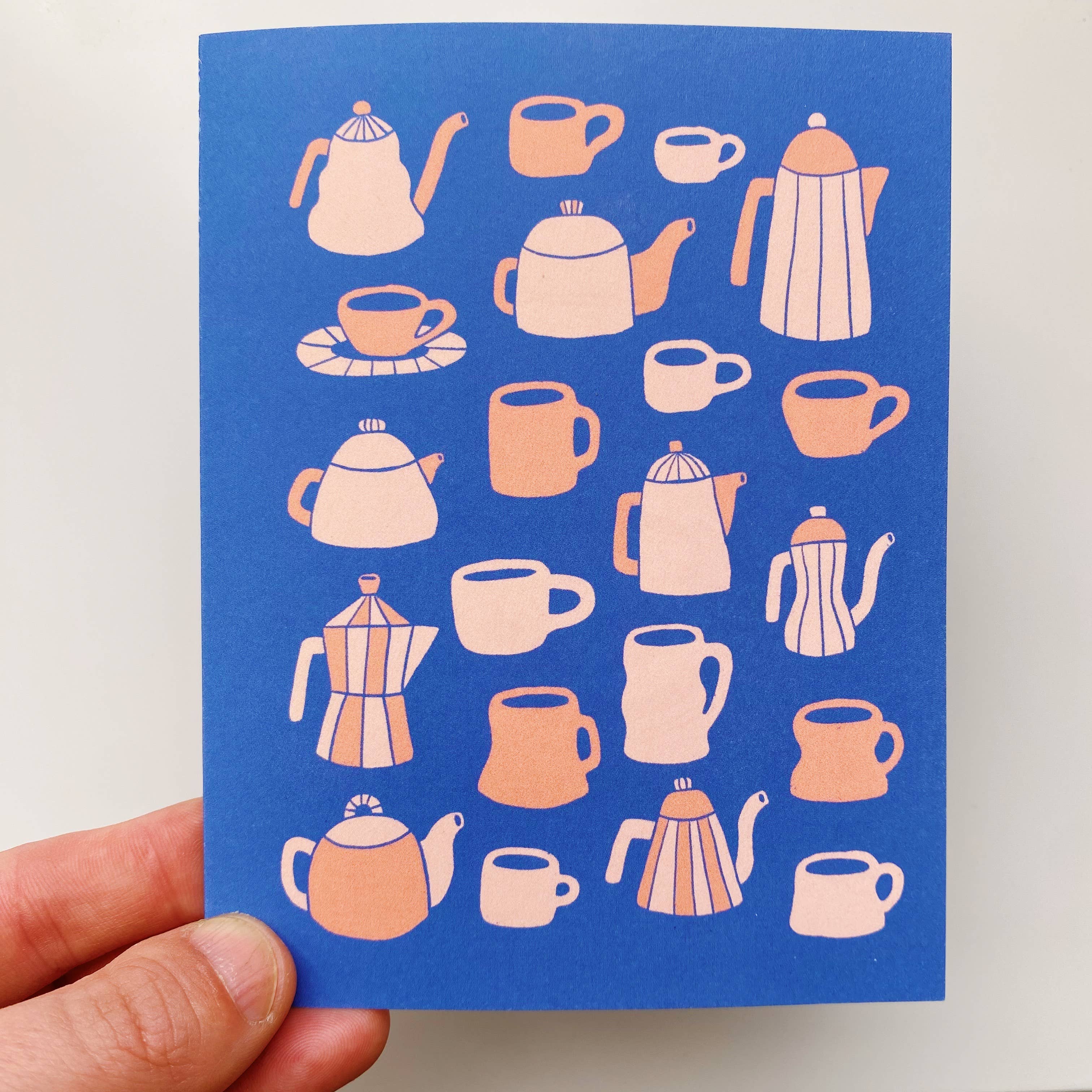 Allison Mckeen Art - Wholesale Everyday Greeting Card - card - tea and coffee 2
