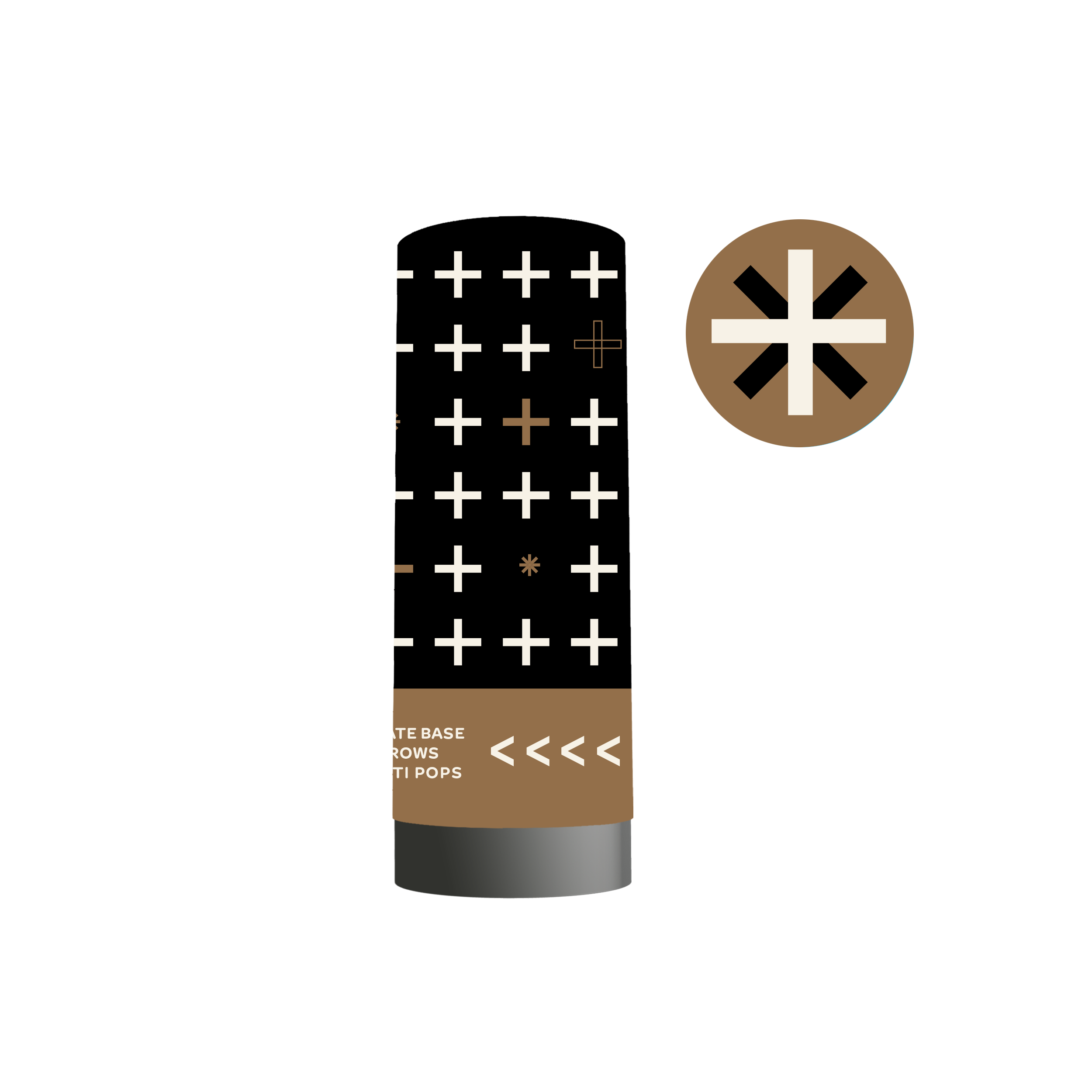 Emergency Confetti – Confetis por atacado – Popper Confetti Preto/Castanho0