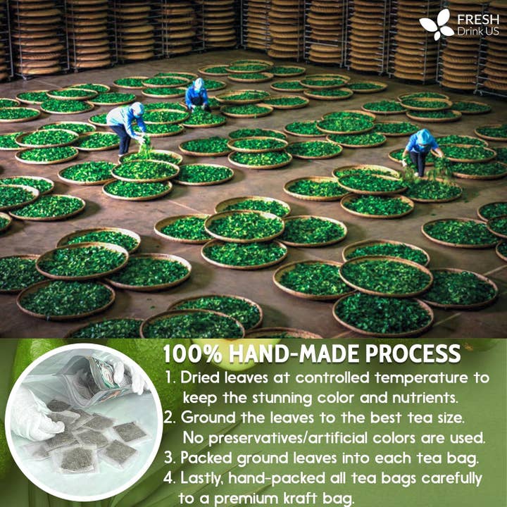 Naomi's Happy Place Shop - Wholesale Health/Detox Tea - Natural Avocado Whole Leaves Dried, Tea Bags, 100% Pure from Avocado Leaves, Avocado Leaf Tea, Hojas de Aguacate Seca, No Additives, No Caffeine, Vegan13