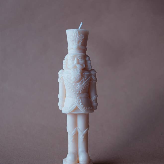 Luhme Studio - Wholesale Novelty Candle - FESTIVE NUTCRACKER//Scented Sculptural Candle0