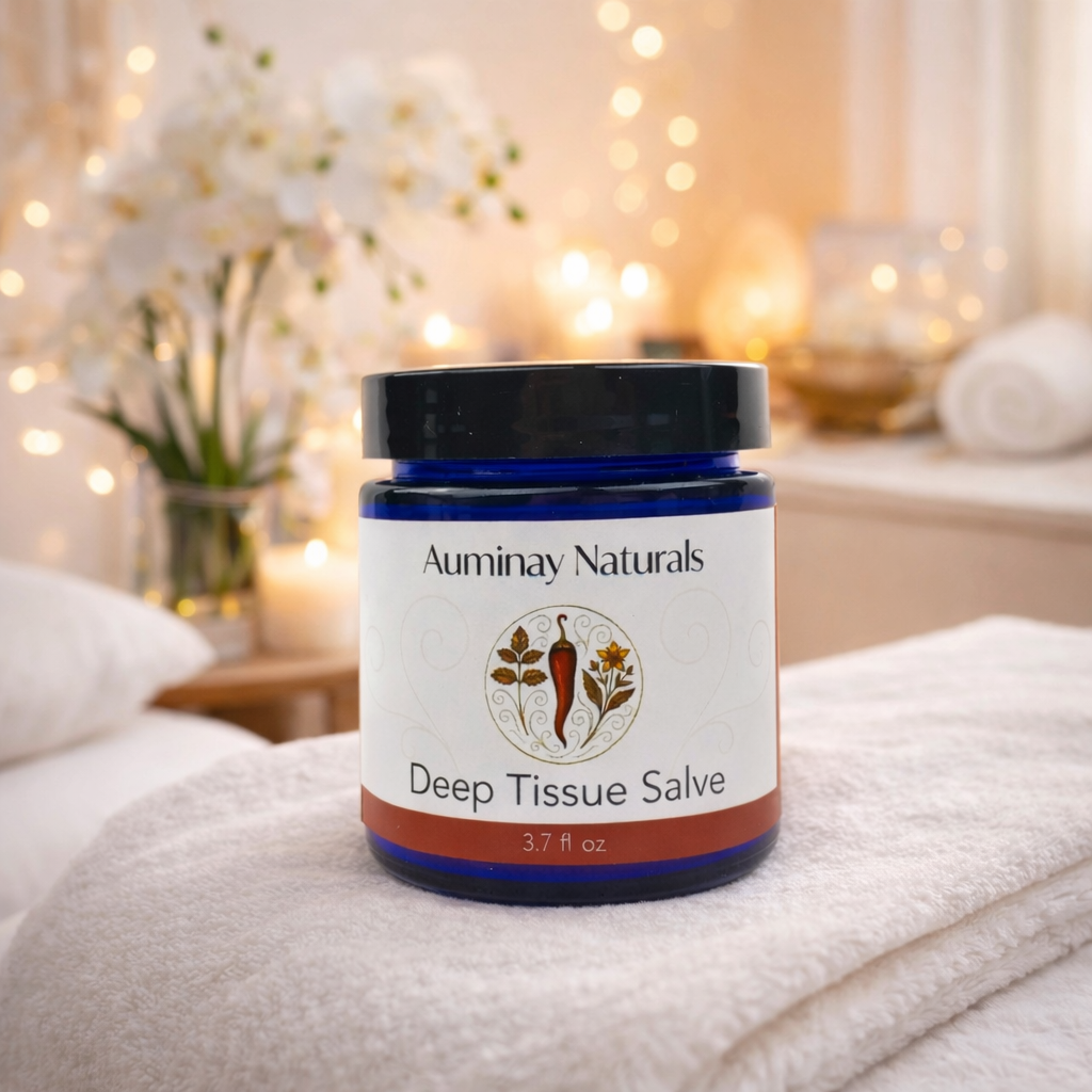 Auminay Naturals - Wholesale Healing Salve/Balm/Cream - Deep Tissue Salve – Herbal Muscle Relief (3.7 oz)4