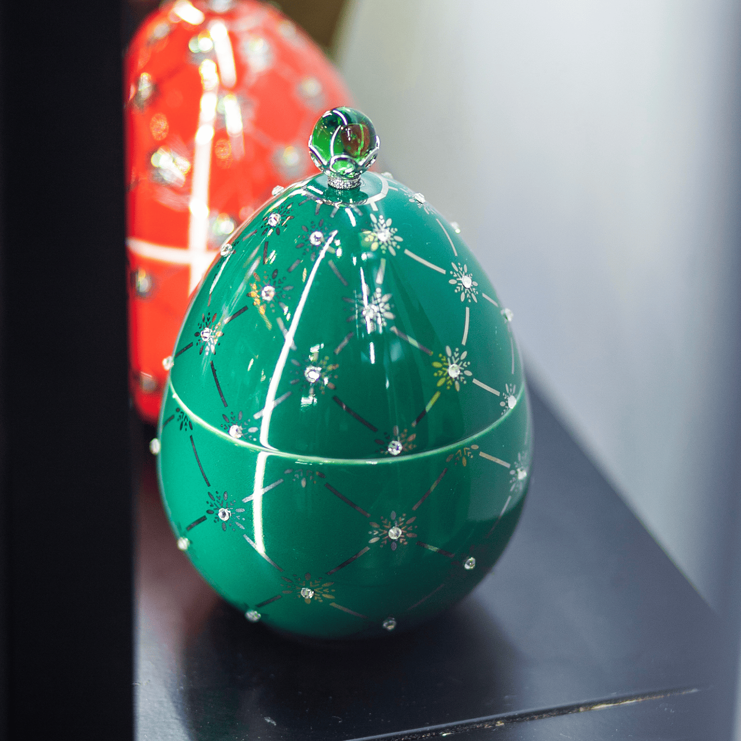 ARTITUDE HOME - Wholesale Novelty Candle - Vela De Huevo-Navidad Verde-Green-S3