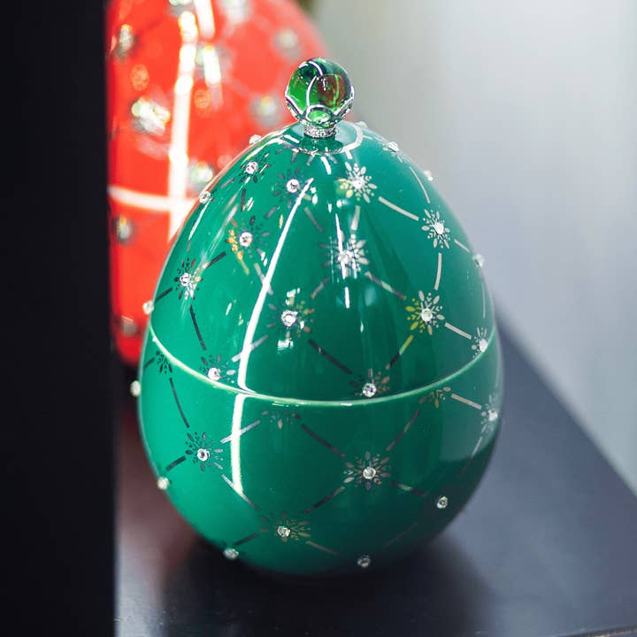 ARTITUDE HOME - Wholesale Novelty Candle - Vela De Huevo-Navidad Verde-Green-S3