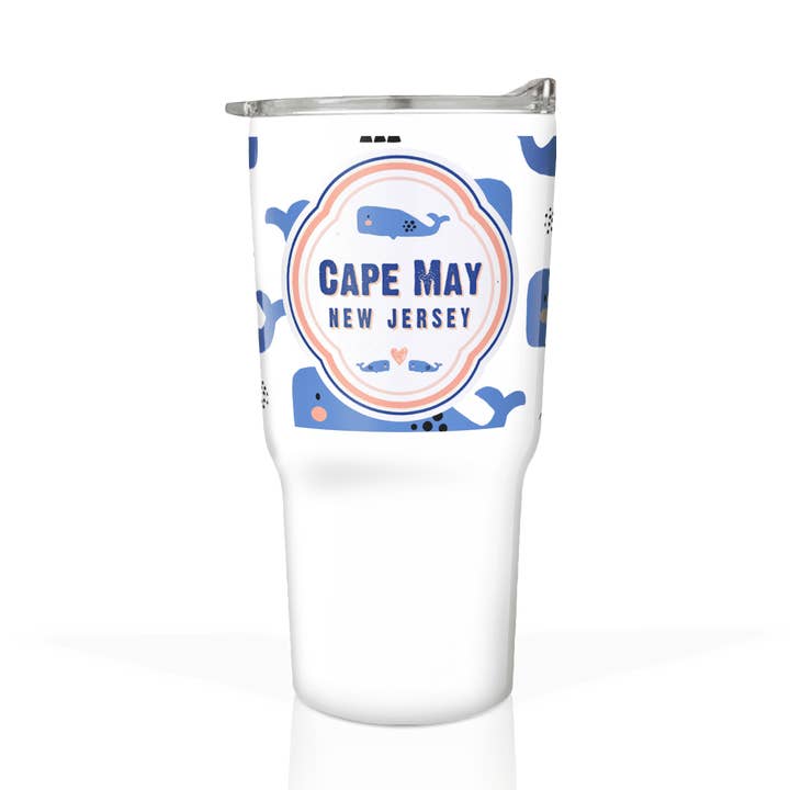 Customizable Stainless 20oz Barrel Tumbler: Whales And Hear for wholesale by Matrix