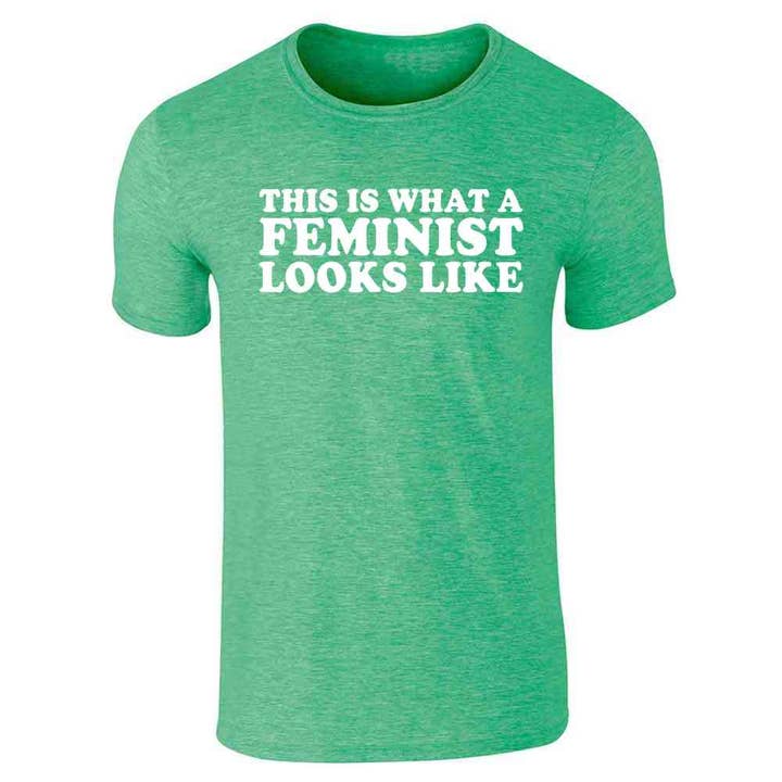T-shirt unisex This Is What A Feminist Looks Like Political per la vendita all'ingrosso da parte di Pop Threads