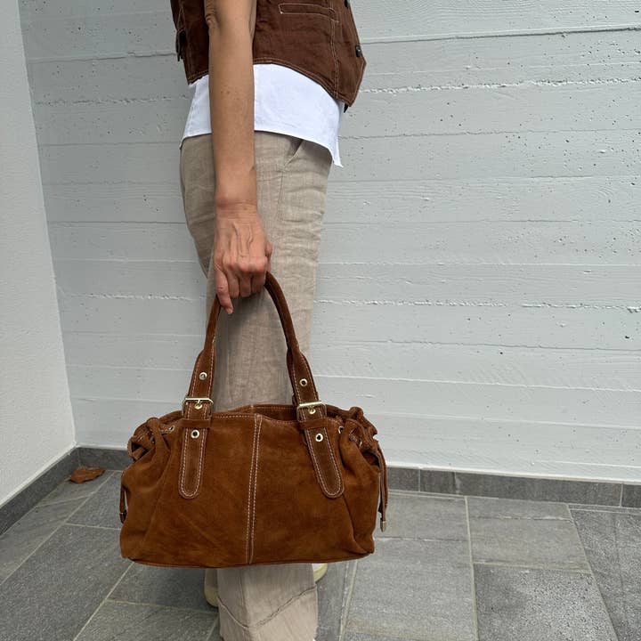 Zhade - Wholesale Shoulder Bag - Women's - ISABEL small - suede16