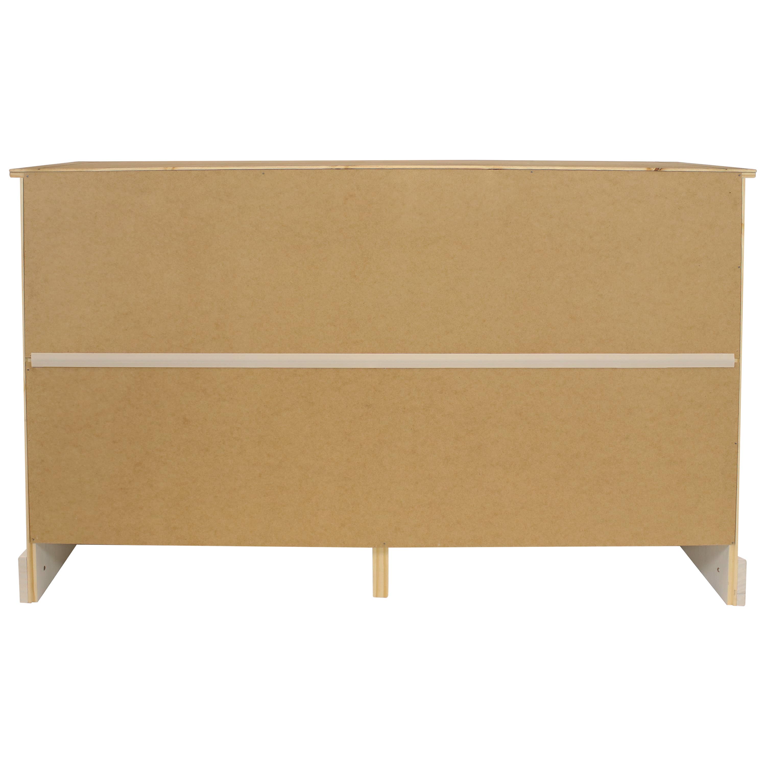 Sunnydaze Decor - Wholesale Sideboard - Solid Pine Sideboard with 3 Drawers and 3 Doors - White11