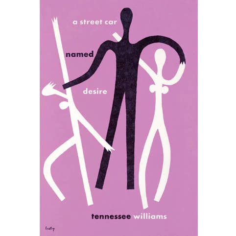 A Streetcar Named Desire book cover poster, size A1 for wholesale by Bookish Design