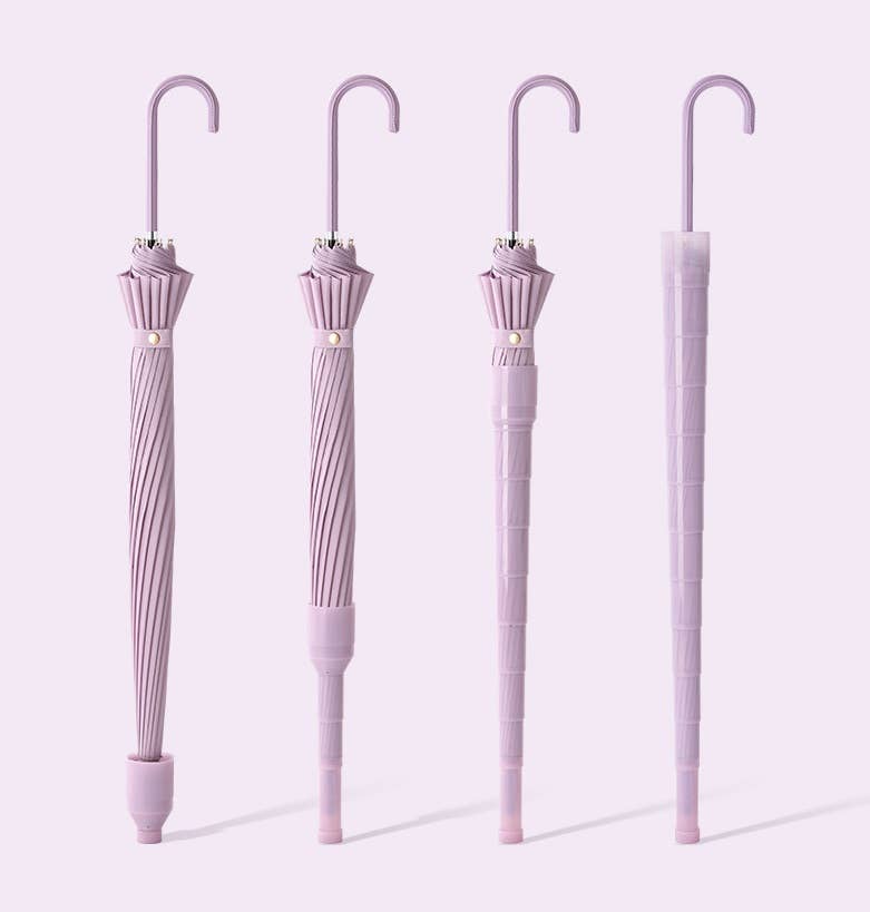 Superbia – Guarda-chuva - Mulher por atacado – Guarda-chuva longo elegante com capa extensível4