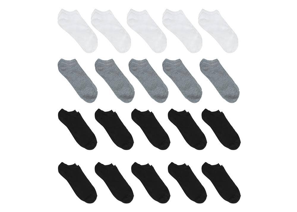 Ellen Tracy - Wholesale Socks - Women's - Womens 20 Pack no Show Socks2