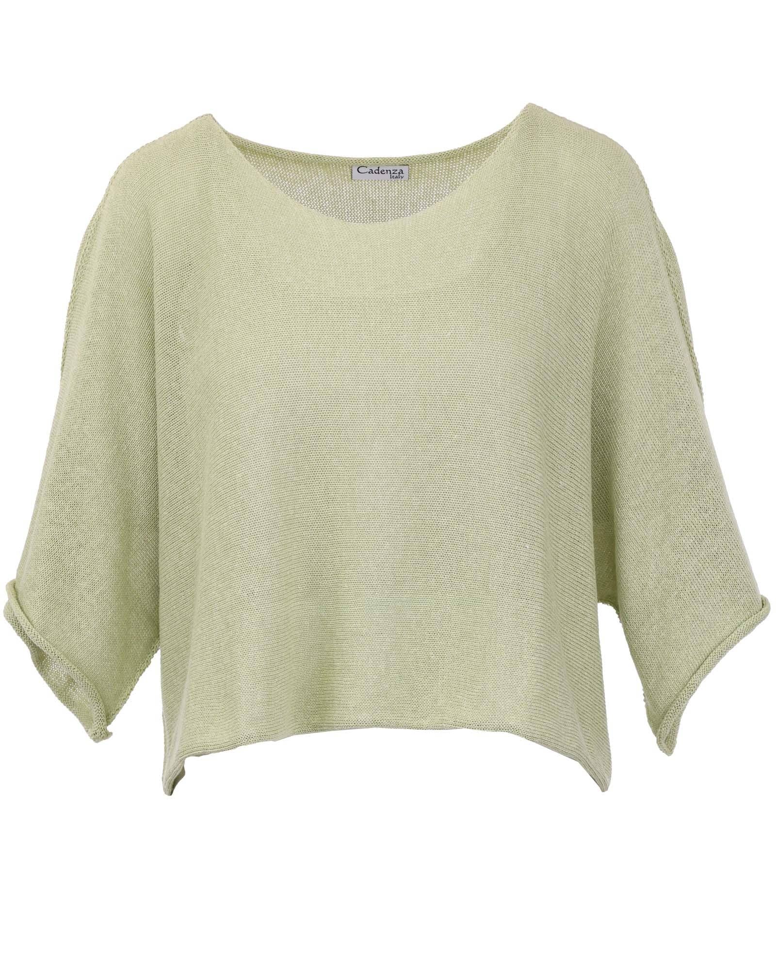 Cadenza Italy Ltd - Vendita all'ingrosso Top in maglia - Donna - Top corto a tunica in misto cotone16