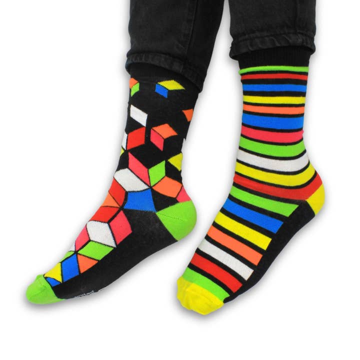 Sock Academy – Großhandel Socken - Unisex – SOCKS ADDICT | Geschenkbox mit 6 Odd Socks - United Oddsocks5