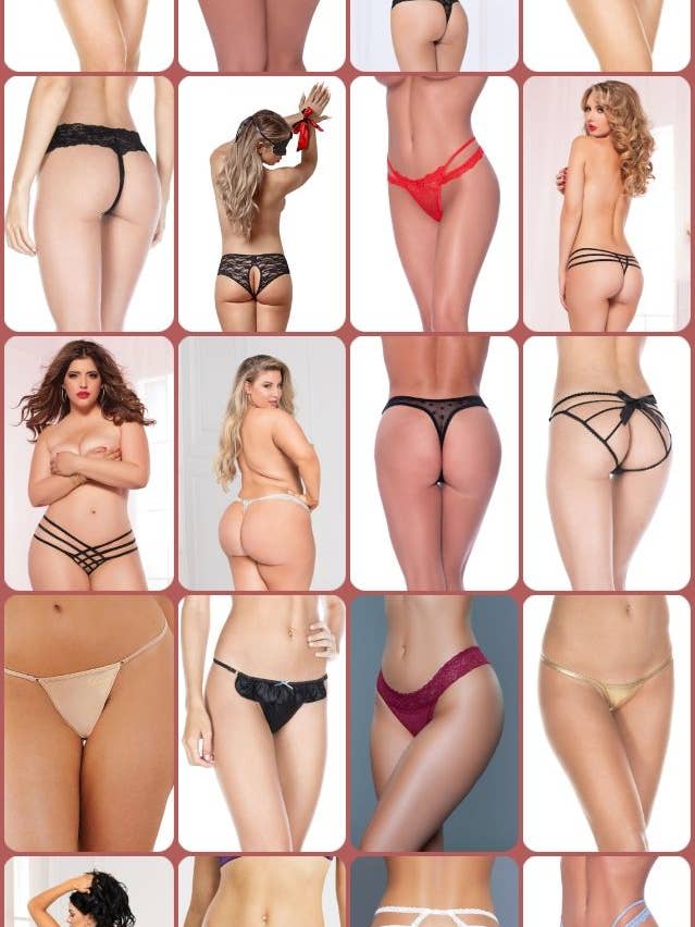 THONGPAK10 - Asst'd Thong/G-String Package - Ships in 1 Day! for wholesale by Lingerie Mart