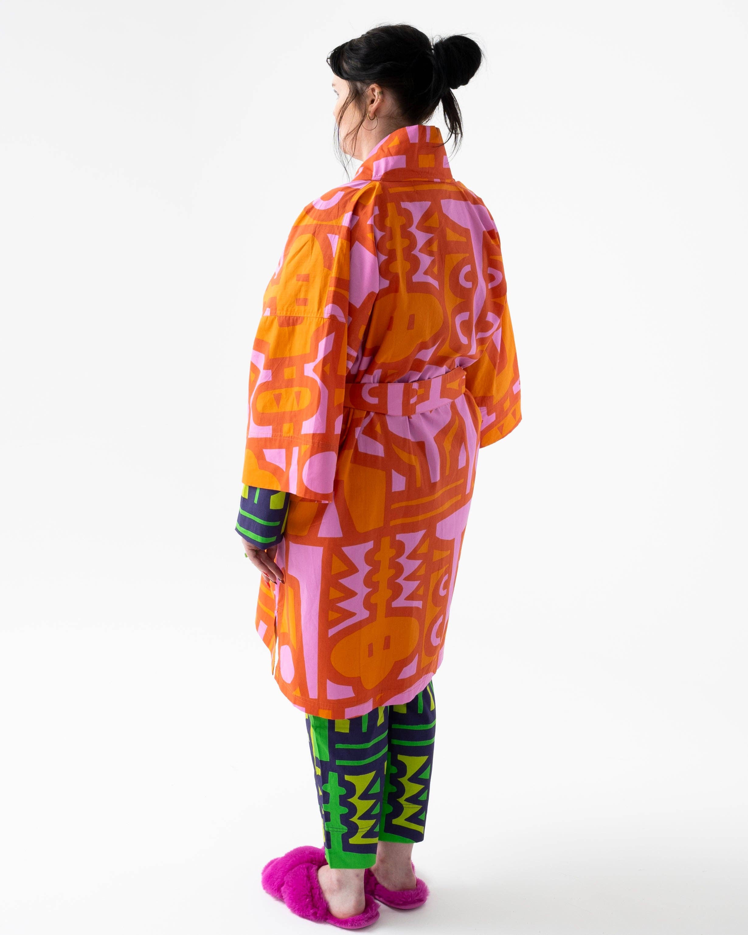 Irregular Sleep Pattern – wholesale Robe – Women's – Chameleon Robe in Cayenne3